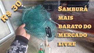 comprei e testei o samburá mais barato do mercado livre 🎣🎣 testando e aprovado [upl. by Fatima]