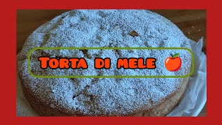 TORTA DI MELE 🍎SEMPLICE  Ricetta senza uova senza latte e senza burroRicetta di Benedetta Rossi [upl. by Annohsak]