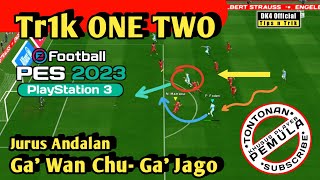 Trik One two  PES 23 PS3 [upl. by Yemarej]