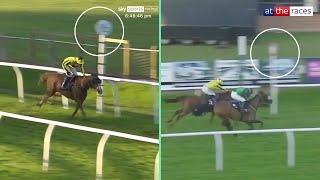 Jockey stops too early and gets 28day ban [upl. by Auhsuj]