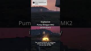 Explosive VS Incendiary ammo gta 5 online [upl. by Eadwina840]