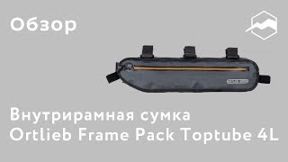 Внутрирамная сумка Ortlieb Frame Pack Toptube 4L Обзор [upl. by Inerney]