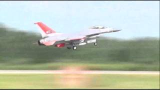 Raw Boeing Completes First Unmanned F16 Flight [upl. by Favien861]