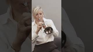 English trumpet virtuoso Alison Balsom plays Haydns groundbreaking Trumpet Concerto Shorts [upl. by Airotkiv983]