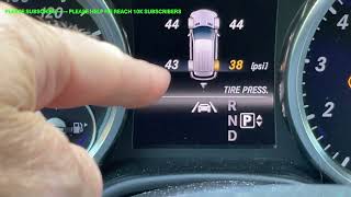 Mercedes Benz ML350  How to Reset the Tire Pressure Light  AKA TPMS  For all 2012  2015 ML350 [upl. by Marian]