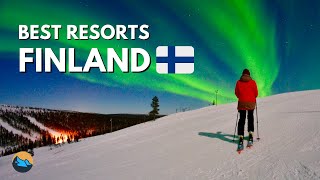 Top 5 Best Ski Resorts in Finland  202324 [upl. by Anelah172]