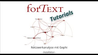 Tutorial Gephi installieren [upl. by Ingold]