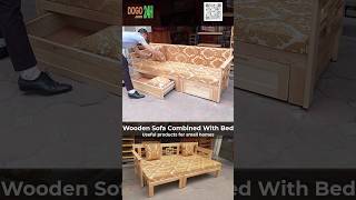 Wooden Sofa Combined With Bed Useful Products For Small Homes Sofa Kết Hợp Giường Gỗ  Do Go 24H [upl. by Noirret584]