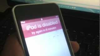 How to reset iPod Touch password if youve forgotten or lost it  Fix iPod Disabled message [upl. by Gilberta448]