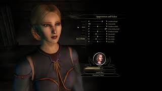 Pretty Dragon Age Origins Human Female no mods [upl. by Ybsorc]