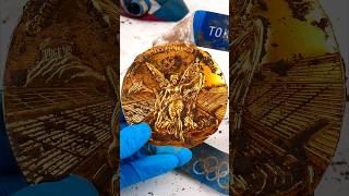 Cleaning The DIRTIEST Olympic Gold Medal Ever [upl. by Uticas48]