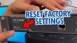 How to reset TPLink JetStream switches to factory default by using Hyper Terminal [upl. by Iahk]