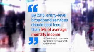 ITU StatShot  Issue 8 January 2012  Who can afford broadband [upl. by Inad]