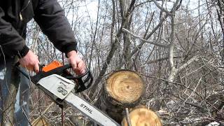 2011 Stihl ms170 chainsaw [upl. by Nazay]