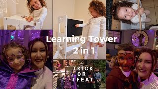 The best Learning Tower 👫 Trick or Treat 👻 Bejme kungujt per Halloween 🎃 Dhurata per vajza💕 [upl. by Hymie]