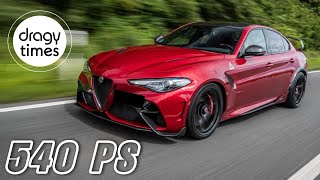 540 PS Alfa Romeo Giulia GTAm Mugello  Acceleration from 100200 kmh amp 60130 mph [upl. by Esir]