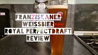 Franziskaner Weissbier Royal PerfectDraft Review [upl. by Nirhtak293]