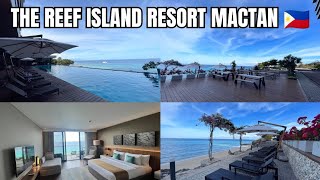 The Reef Island Resort Mactan Cebu🇵🇭 Features 180Degree Oceanview  Hotel Tour  Travel Vlog 2024 [upl. by Nabois811]