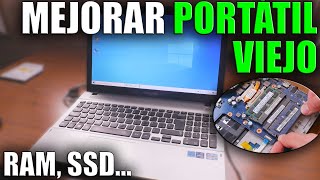 CÓMO POTENCIAR un ORDENADOR PORTÁTIL ANTIGUO 💻 REVIVIR LAPTOP VIEJA  RAM Caddy SSD Pasta Térmica [upl. by Aileen460]