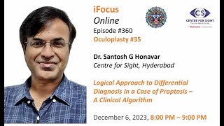 Logical Approach toCase of Proptosis–A Clinical Algorithm Dr Santosh Honavar Wed Dec 6 8900 PM [upl. by Zoi]