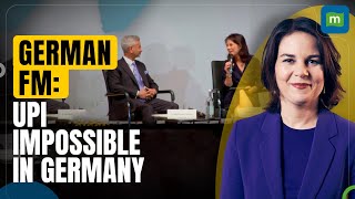 German FM Annalena Baerbock on UPI quotImpossible in Germanyquot  EAM Jaishankars Digital Vision N18G [upl. by Kilar691]