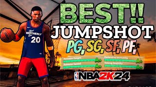 GREENEST JUMPSHOT in 2K24  NO LIES Shoot 75 every game gaming 2k24 rayallen bestjumpshot [upl. by Ientruoc231]