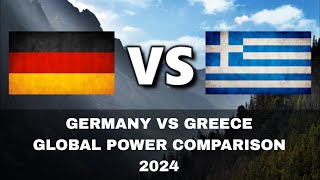 Germany vs Greece Global Power Comparison 2024 [upl. by Lavena]