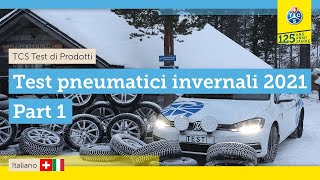 TCS test di pneumatici invernali 2021  parte 1 [upl. by Merridie]