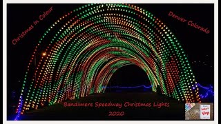 2020 Full Christmas Light Show Bandimere Speedway lights Denver Colorado [upl. by Nylave]