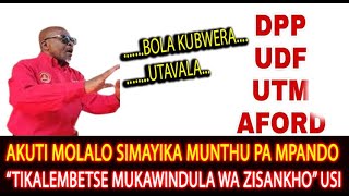 BOLA KUPITA UTAVALA MAKAKA ACHIPANI CHILICHONSE KU MSONKHANO WA A USI [upl. by Halsy]