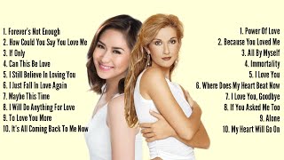 Sarah Geronimo amp Celine Dion Collection  NonStop Playlist [upl. by Nitsirc226]