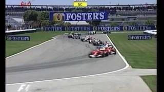 Palik Schumacher állva hagyja Barrichellót USA 2004 [upl. by Rebmeced]