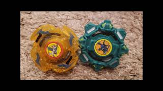 Beyblade Burst Battle Force Wolborg Vs Draciel F [upl. by Arretak]