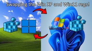 Swapping the Windows XP and Windows 11 registries [upl. by Inram167]