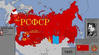 The History of Soviet Socialist Republic Flags 1922  1991 [upl. by Eneloj]