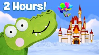 Silly Crocodile  2 Hours of Crocodile Cartoons For Kids  Featuring Hiding Crocodile [upl. by Batsheva928]