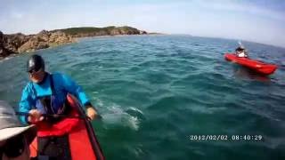 Test du nouveau kayak gonflable Gumotex  Seawave en Bretagne [upl. by Edmunda]