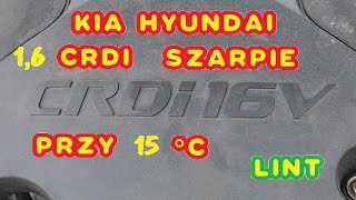 EXPERT 16 CRDI SZARPIE LINT PRZY TEMP 15°C TEMP ZEWNĘTRZNEJ KIA HYUNDAI [upl. by Mallen210]