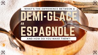 What Is a Demi Glace An Espagnole And How Do You Make Them  Terry Port Cooking Show [upl. by Barbe340]