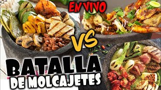 Batalla de MOLCAJETES de Carne EN VIVO [upl. by Leiruh755]