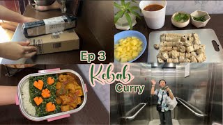 Kebab curry  Episode 3 Packing my boyfriends lunch groceryshopping amazon unboxing [upl. by Yolande]