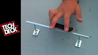 Tech Deck Tutorials Intermediate Street Tricks [upl. by Ikcim]