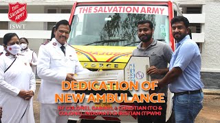 Dedication of New Ambulance for Kangazha Medical Centre  The Salvation Army ISWT [upl. by Bonn]