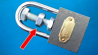 Very Few People Know This Method Open Locks in 2 Minutes Easily [upl. by Pesvoh]