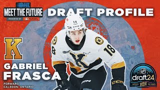 Countdown to the 2024 NHL Draft Gabriel Frasca [upl. by Ydner31]