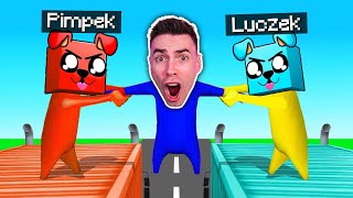 Piesek LUCZEK i PIMPEK vs WOJAN w Gang Beasts [upl. by Krispin]