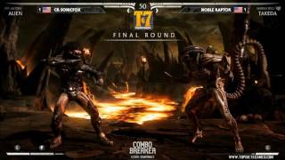 MKX  CB2016  SonicFox Casie Alien Erron Black Vs Raptor Takeda [upl. by Notwen]