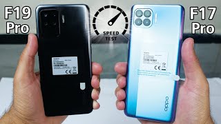 Oppo F19 Pro vs Oppo F17 Pro  Speed Test WOW [upl. by Natrav]