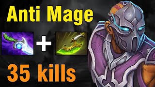 35 Kills Anti Mage DESTROYS Unstoppable Carry  737d Dota 2 [upl. by Cristiano]