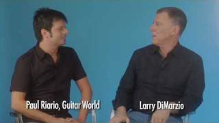 Guitar Worlds Paul Riario talks with Larry DiMarzio [upl. by Adivad]